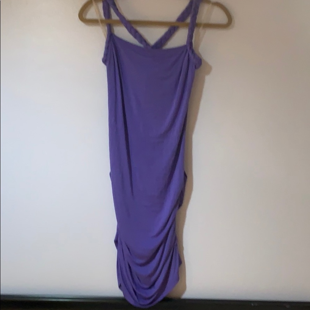 Rouches cotton dress